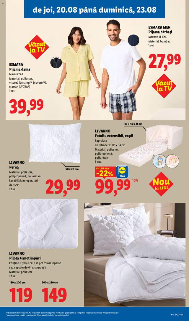 Noul catalog Lidl de la 17.08.