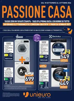 Anteprima dell'opuscolo Unieuro volantino dal negozio Unieuro valido da 18/09/2026