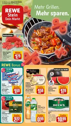 Vorschau von dem Prospekt des Geschäftes Rewe, gültig ab dem 03.08.2026