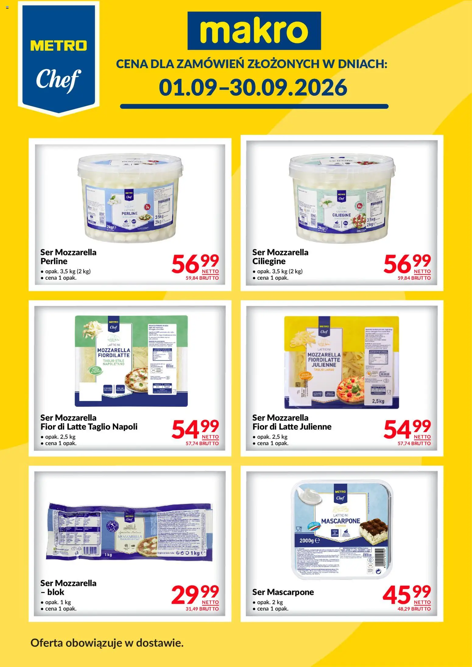 Pogląd gazetki "Makro gazetka - Metro Chef w dostawie II" ze sklepu Makro ważnej od 01.09.2026