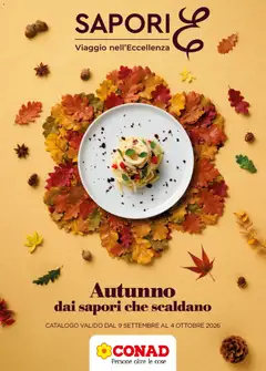 Anteprima dell'opuscolo Conad volantino Gourmet Sicilia dal negozio Conad valido da 09/09/2026