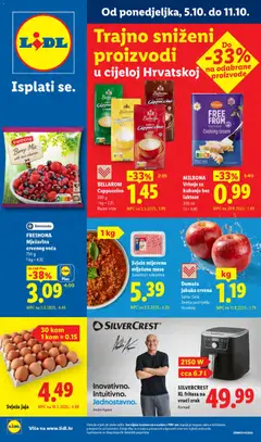 Pregled letka Lidl Katalog trgovine Lidl vrijedi od 05.10.2026