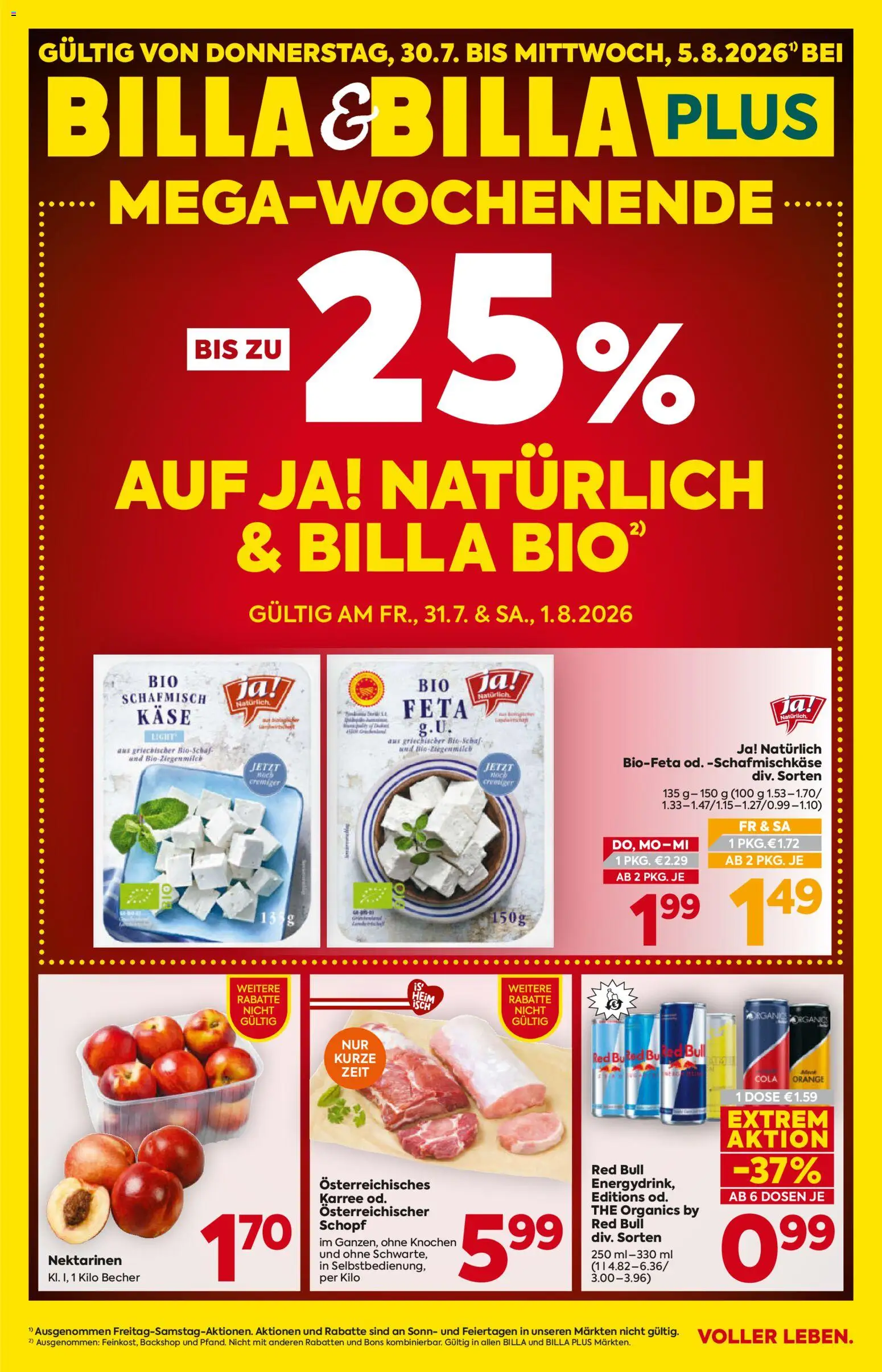 Vorschau der Angebote: Billa Billa - Flugblatt gültig ab 30.07.2026