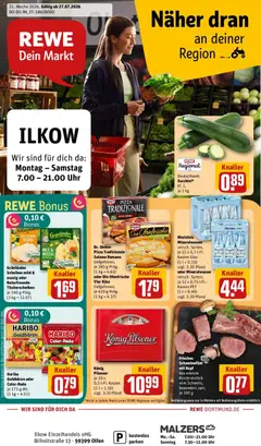 Vorschau von dem Prospekt des Geschäftes Rewe, gültig ab dem 27.07.2026