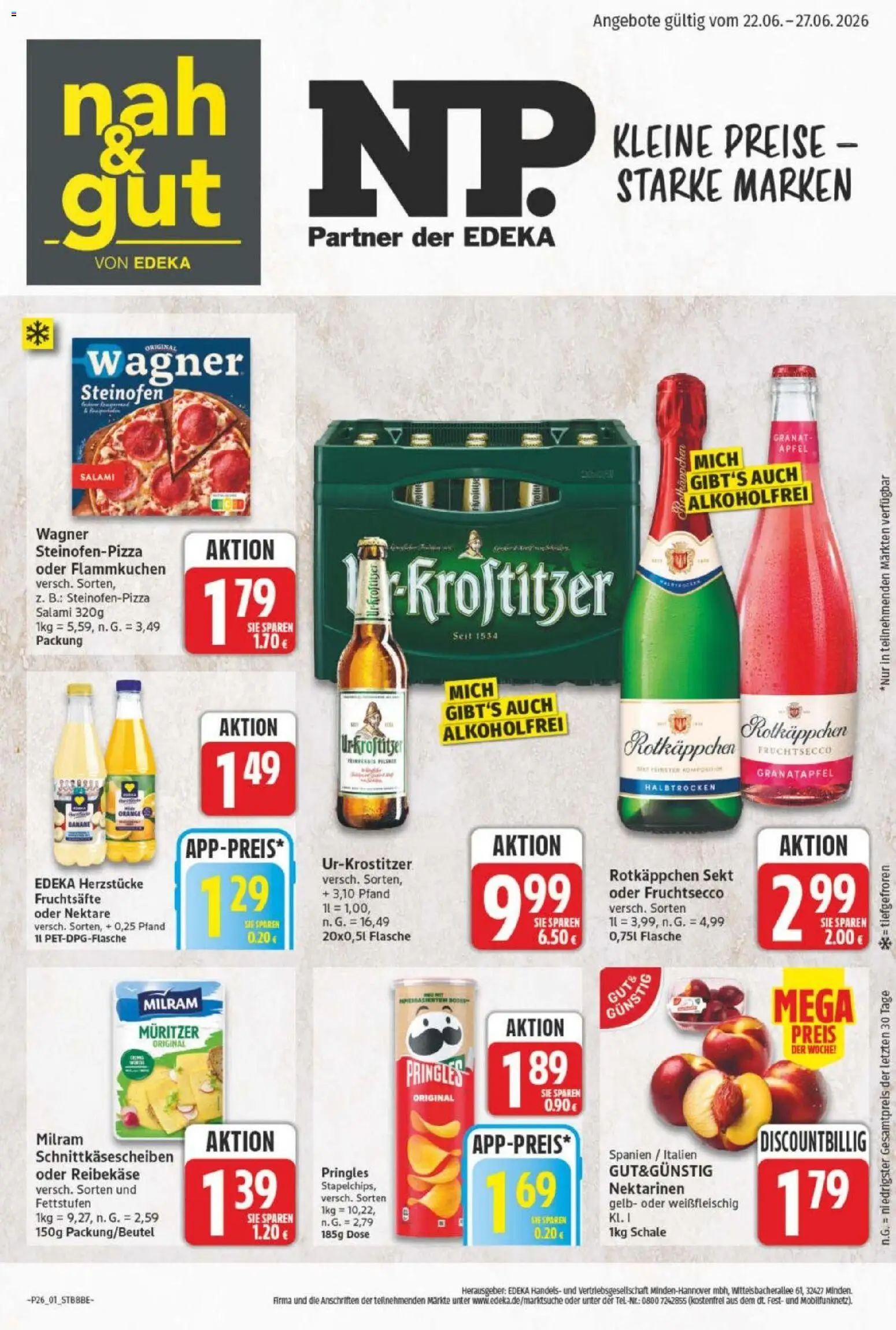 Vorschau von dem Prospekt des Geschäftes NP Discount, gültig ab dem 22.06.2026
