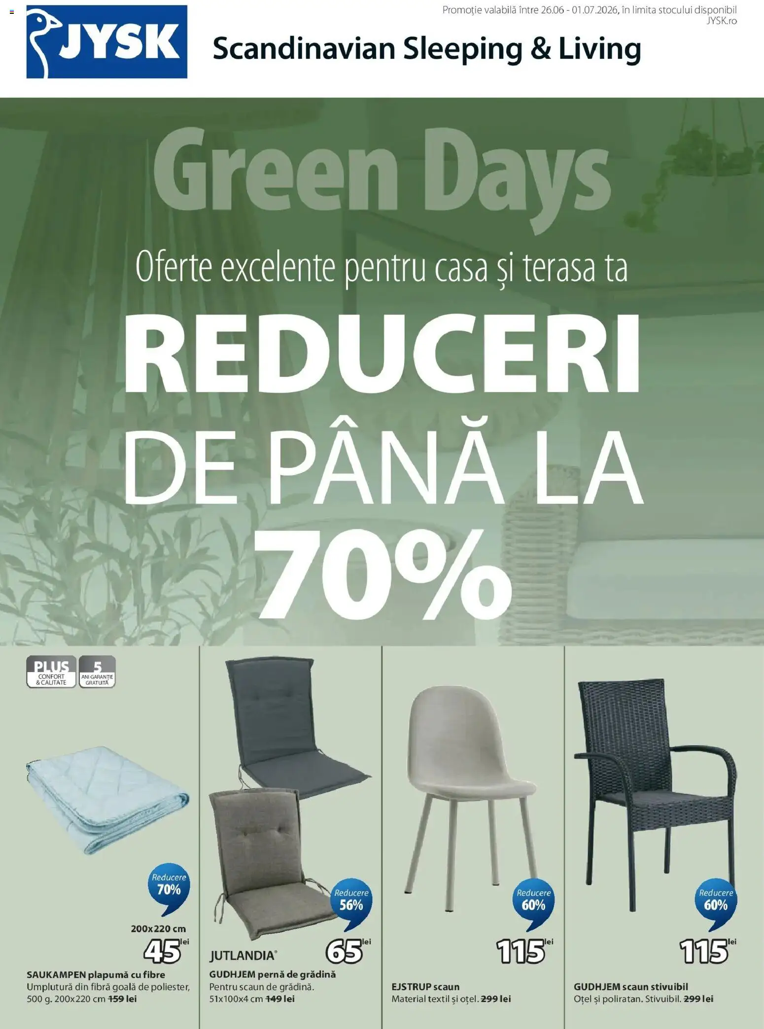 Previzualizarea de cataloage: JYSK JYSK Catalog valabil de la 26.06.2026