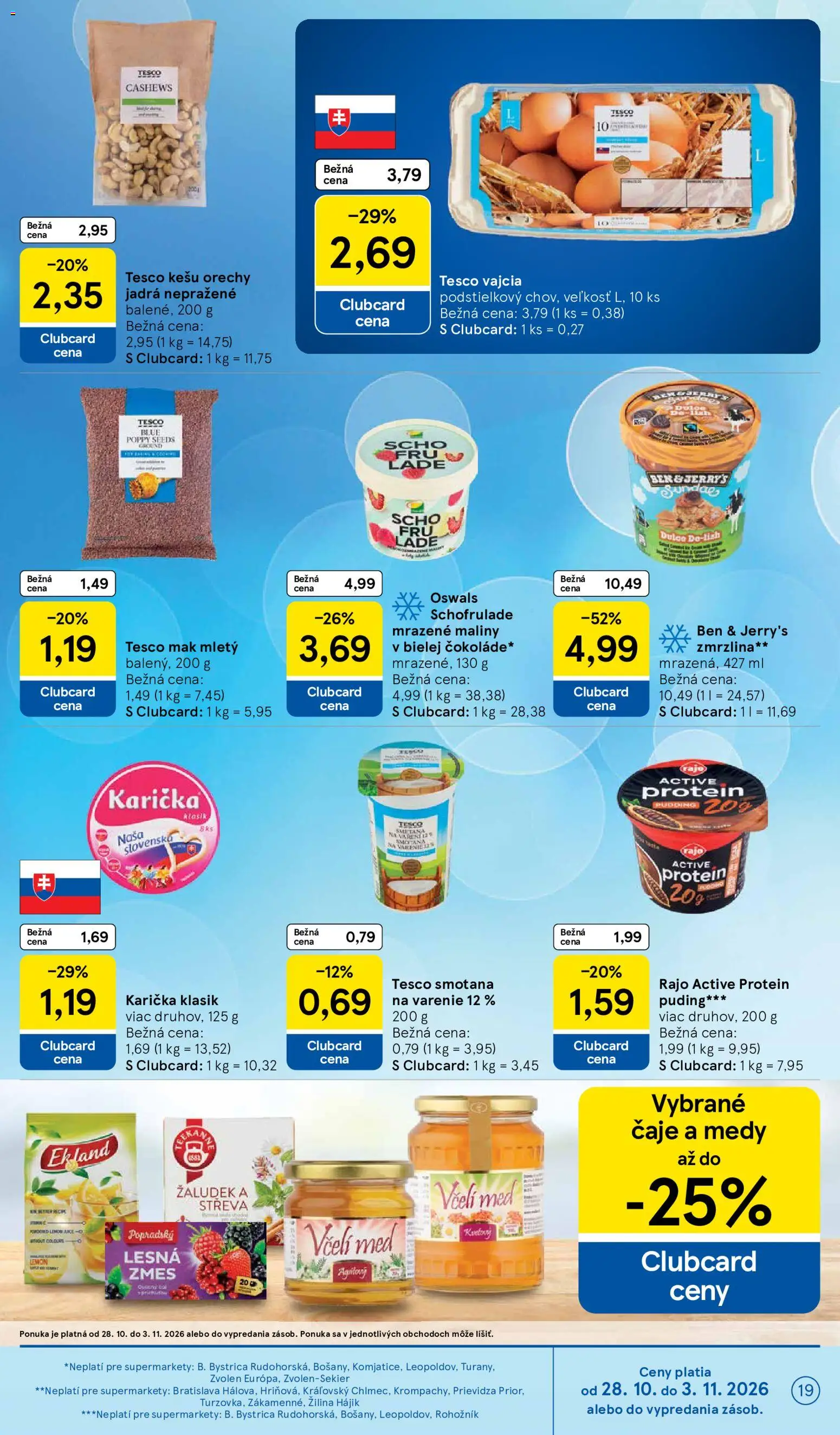 Náhľad Tesco letáku platného od 28.10.2026