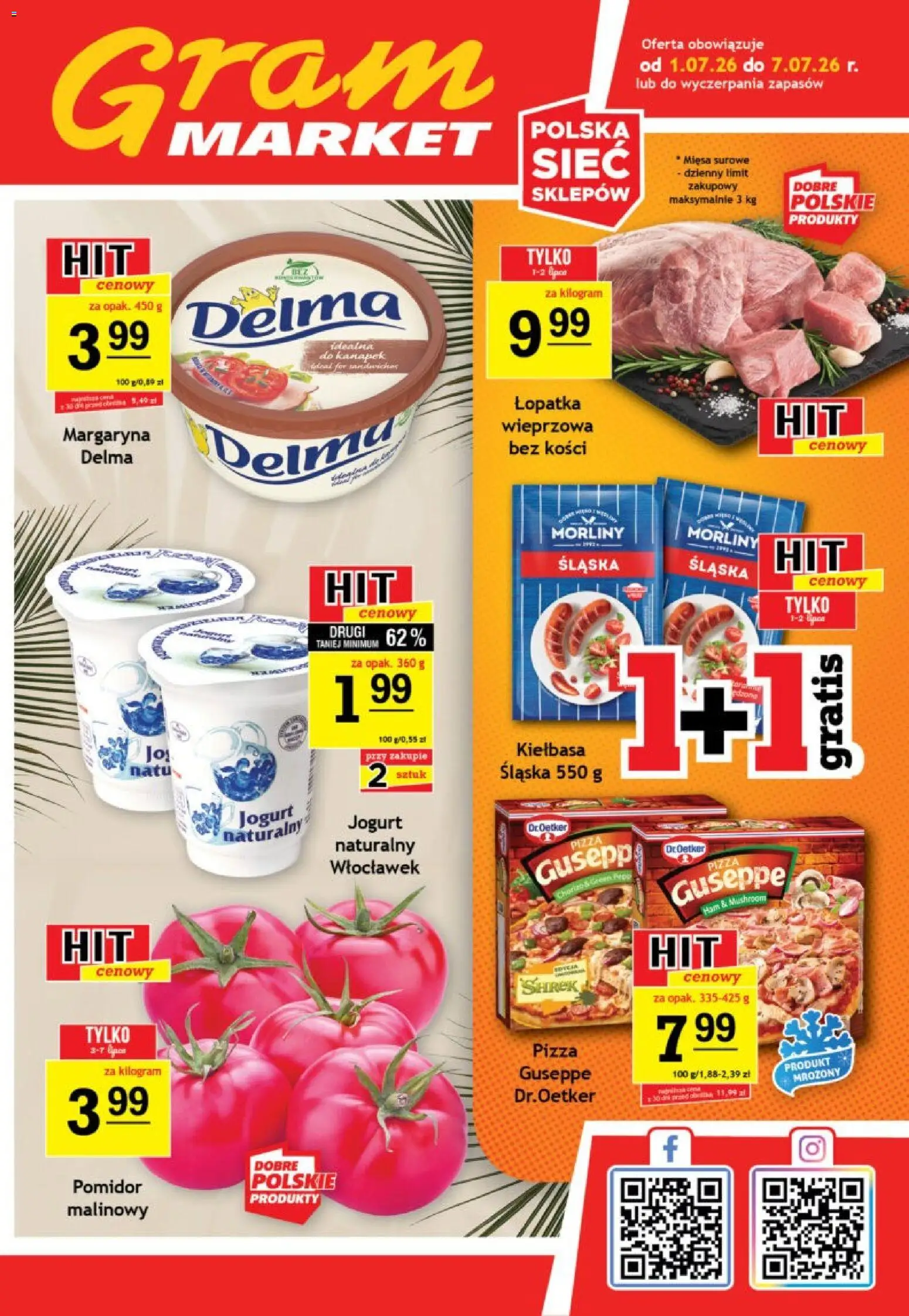 Pogląd gazetki "Gram Market gazetka" ze sklepu Gram Market ważnej od 01.07.2026