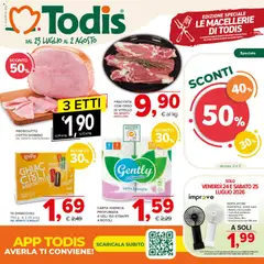 Anteprima dell'opuscolo Todis volantino Lazio dal negozio Todis valido da 23/07/2026