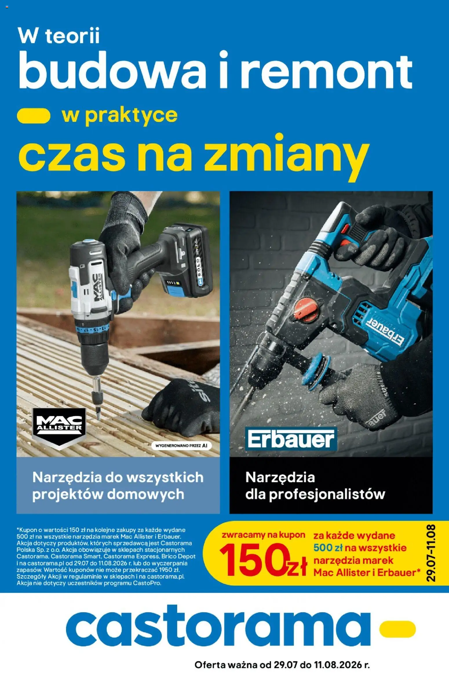 Pogląd gazetki "Castorama gazetka" ze sklepu Castorama ważnej od 29.07.2026