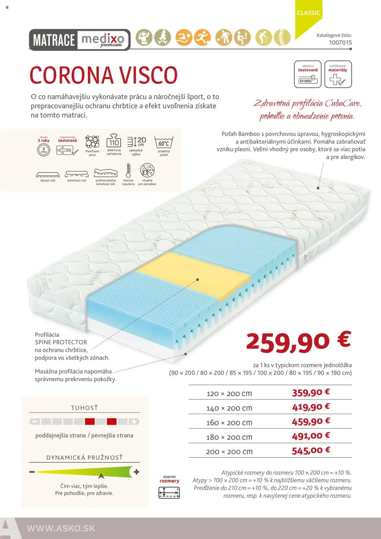 Náhľad ASKO nábytok letáku platného od 05.06.2025 - Matrace, Rošt, Pena