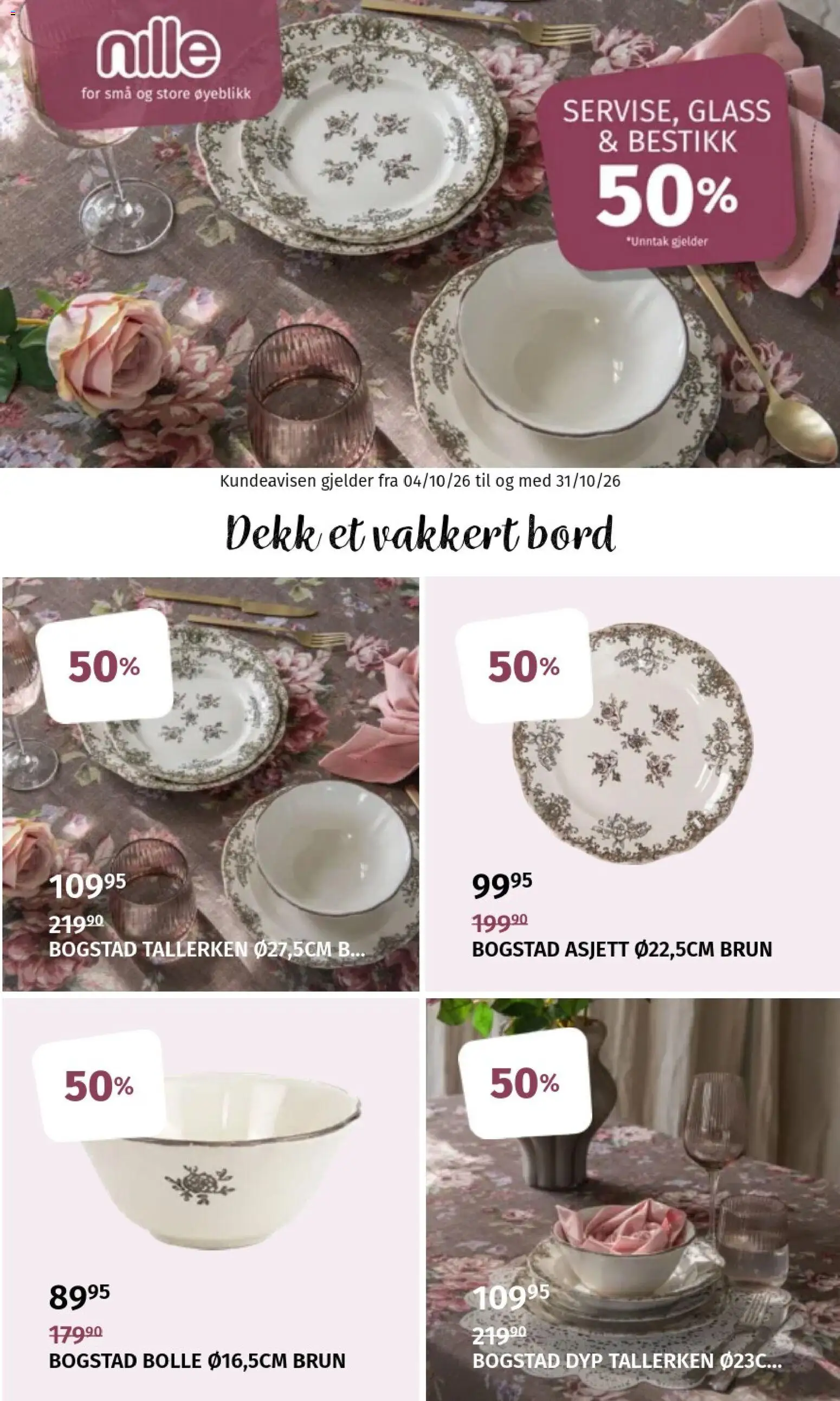 Forhåndsvis Nille kundeavis fra butikk Nille gyldig fra 04/10/2026