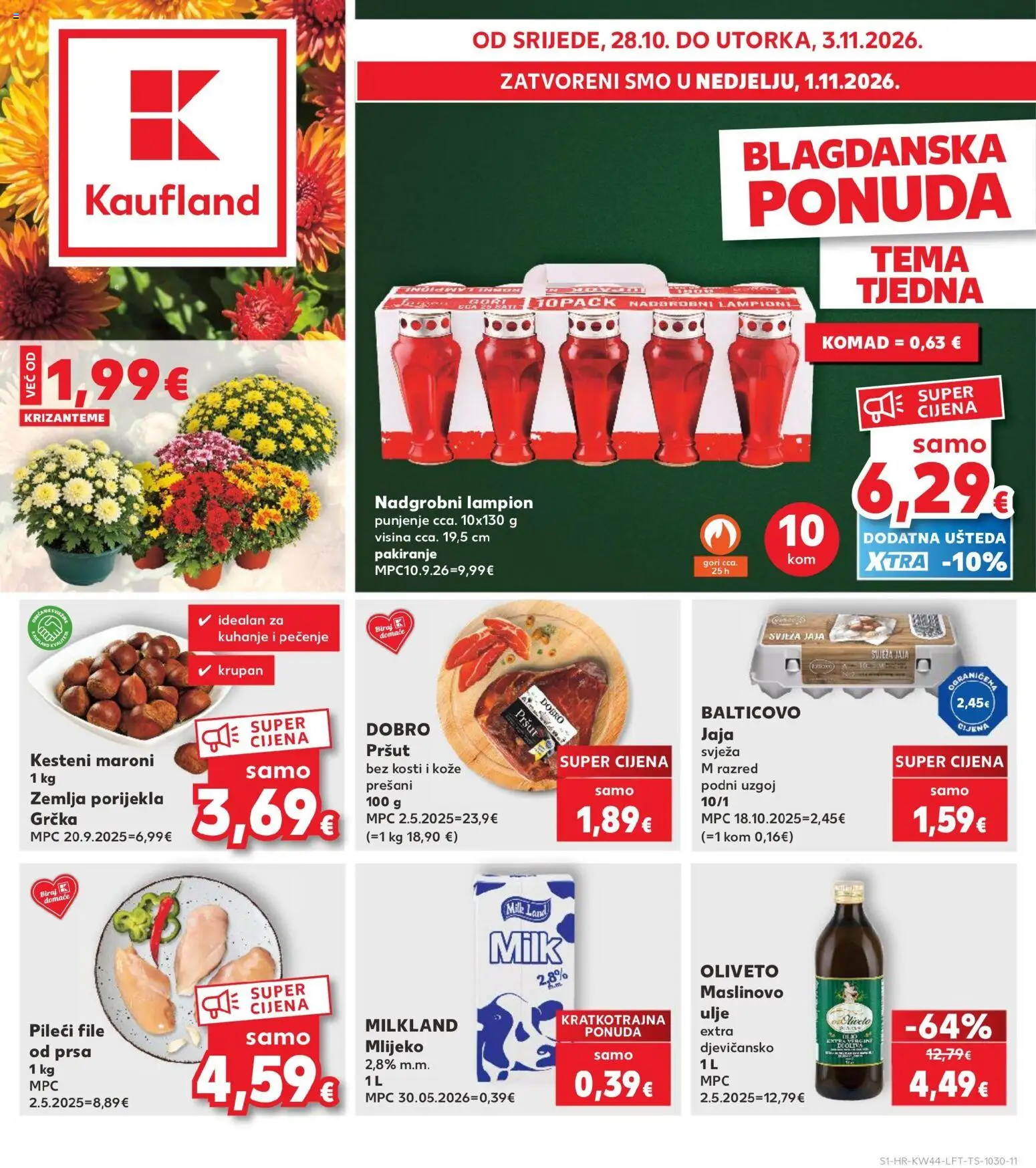 Pregled letka Kaufland Katalog trgovine Kaufland vrijedi od 28.10.2026