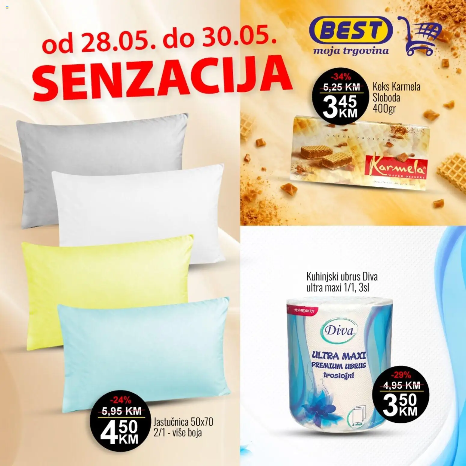 Pregled letka Best senzacija trgovine Best vrijedi od 28.05.2026