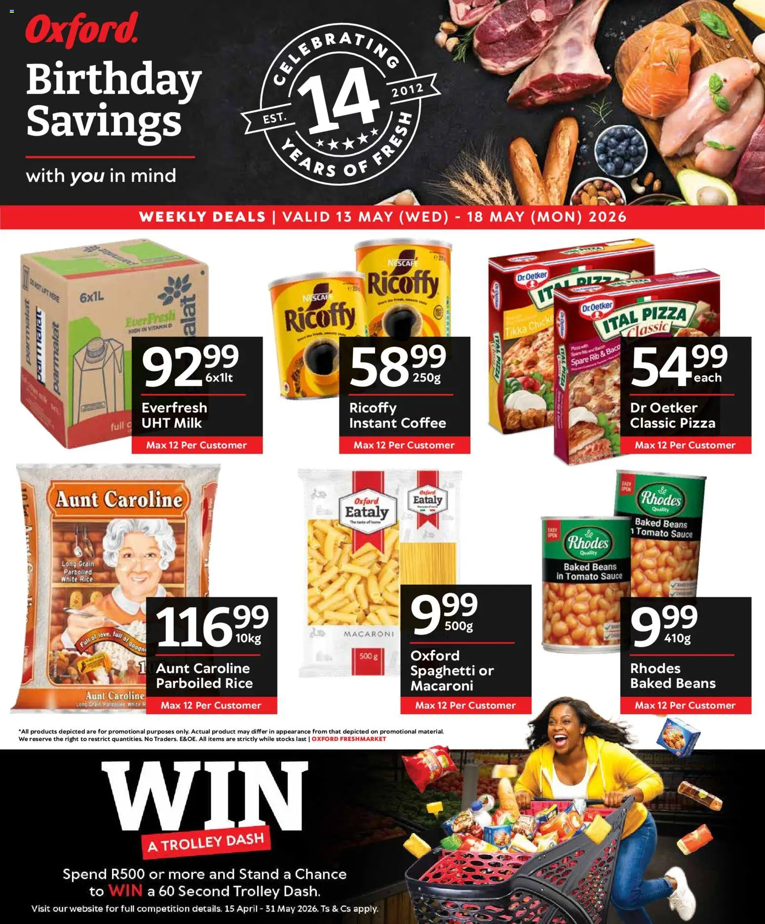 Preview of Oxford Freshmarket flyer valid from 13/05/2026