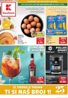 Pregled letka Slavonski Brod trgovine Kaufland vrijedi od 24.06.2026