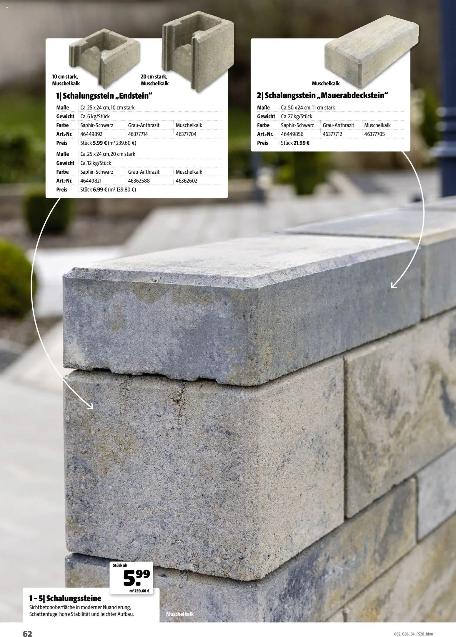 Vorschau von dem Prospekt des Geschäftes Hagebau, gültig ab dem 02.03.2026 - Gewicht