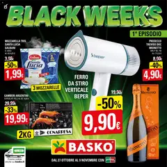 Anteprima dell'opuscolo Basko Black Week dal negozio Basko valido da 27/10/2026