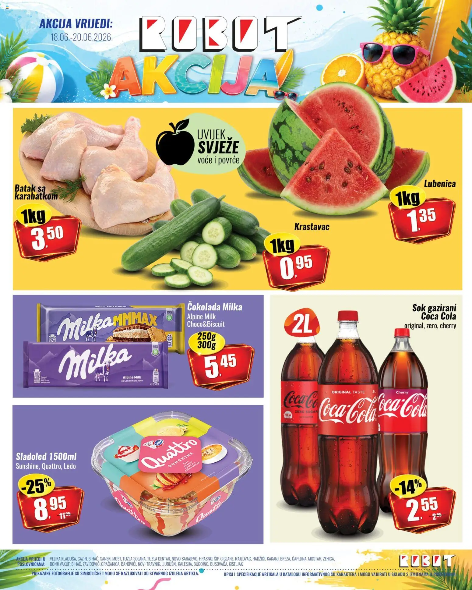 Pregled letka Robot vikend akcija trgovine Robot vrijedi od 18.06.2026