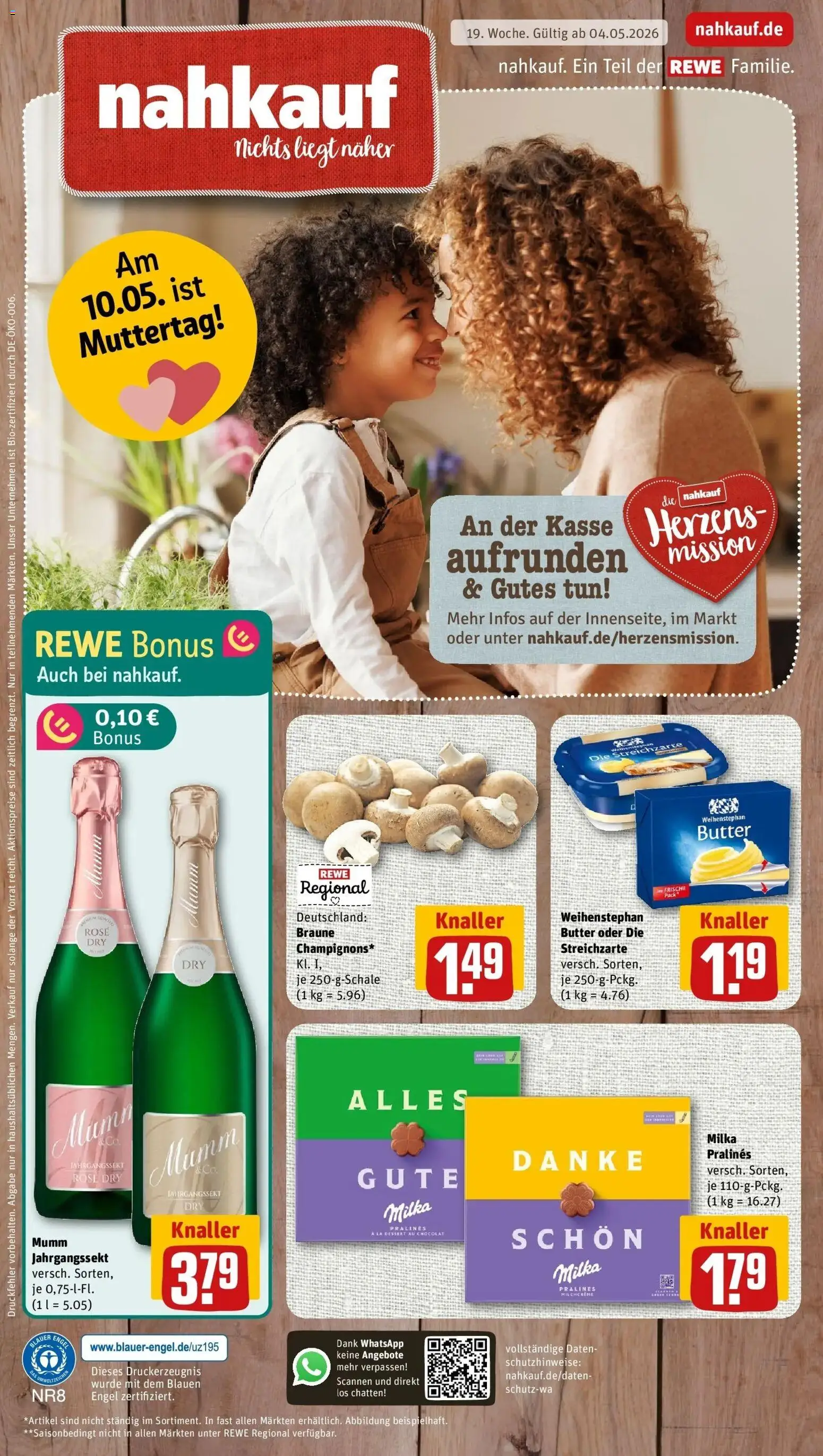 Vorschau von dem Prospekt des Geschäftes Rewe, gültig ab dem 04.05.2026
