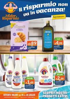 Anteprima dell'opuscolo Mister Risparmio volantino dal negozio Mister Risparmio valido da 16/07/2026