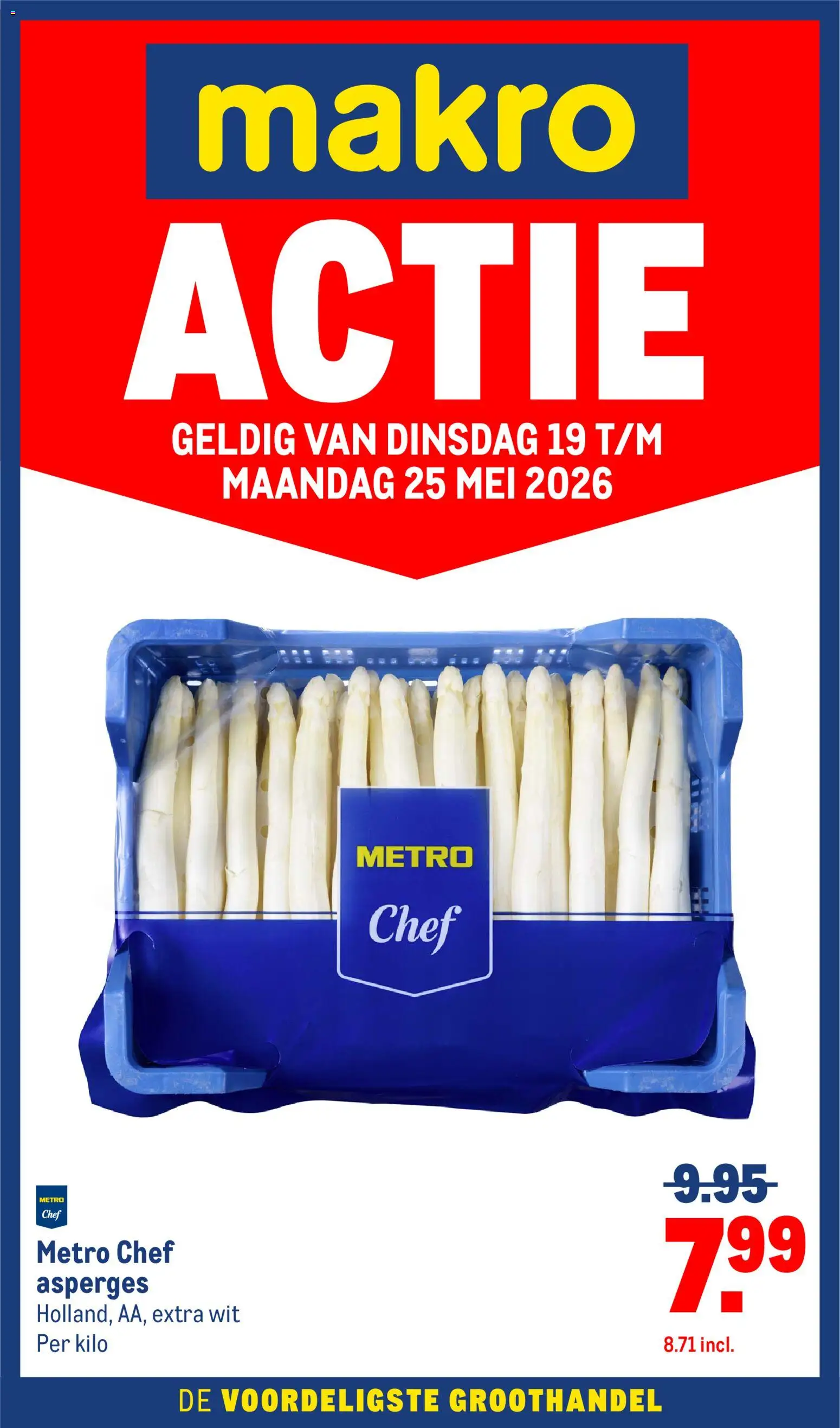 Voorbeeld van Makro folder - Versdeals van winkel Makro geldig vanaf 19-05-2026 - Asperges
