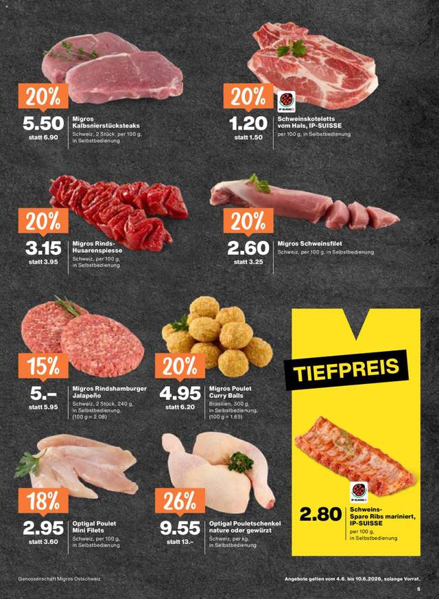 Neue Migros Aktionen ab 04.06.
