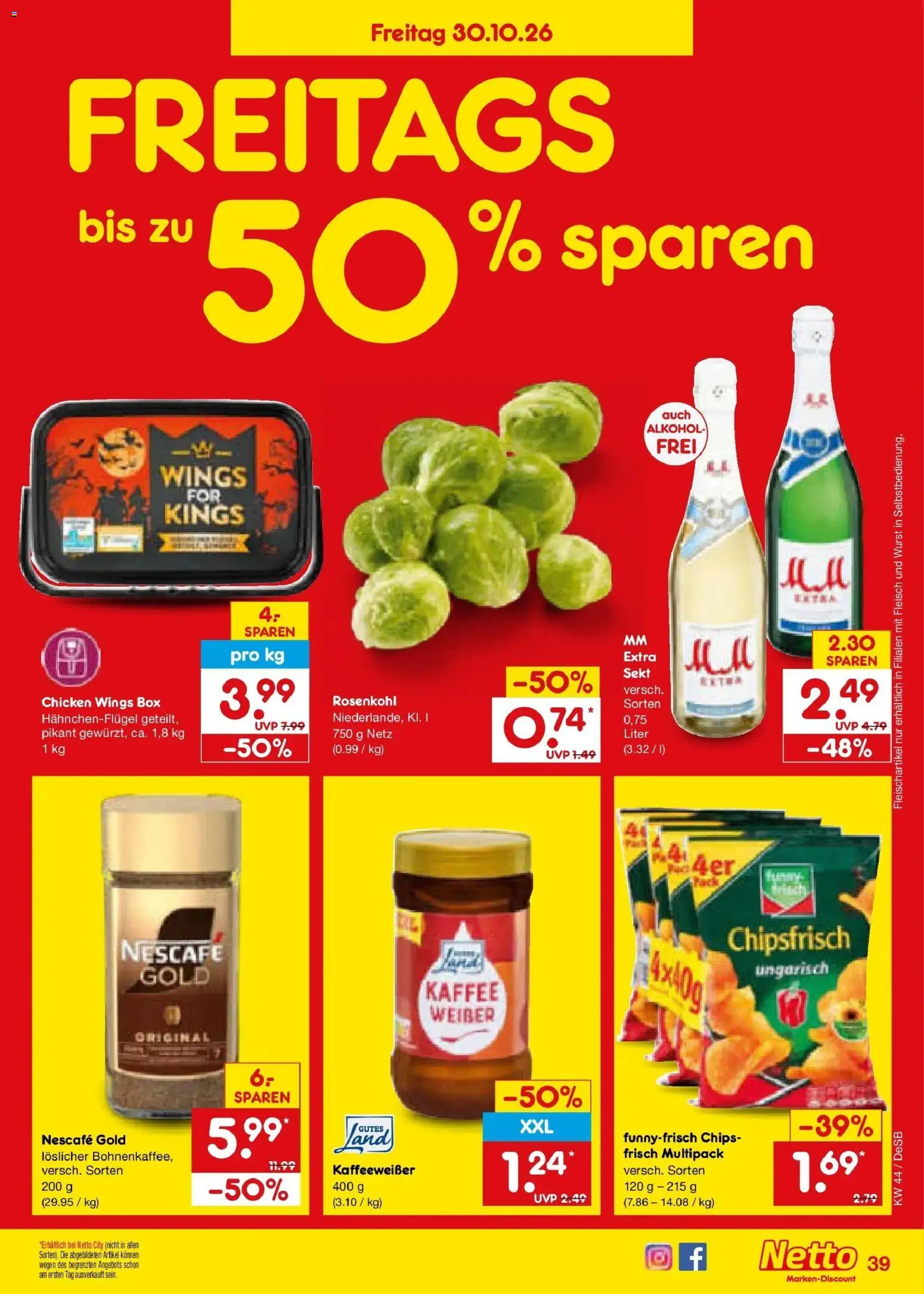 Vorschau von dem Prospekt des Geschäftes Netto Marken-Discount, gültig ab dem 26.10.2026
