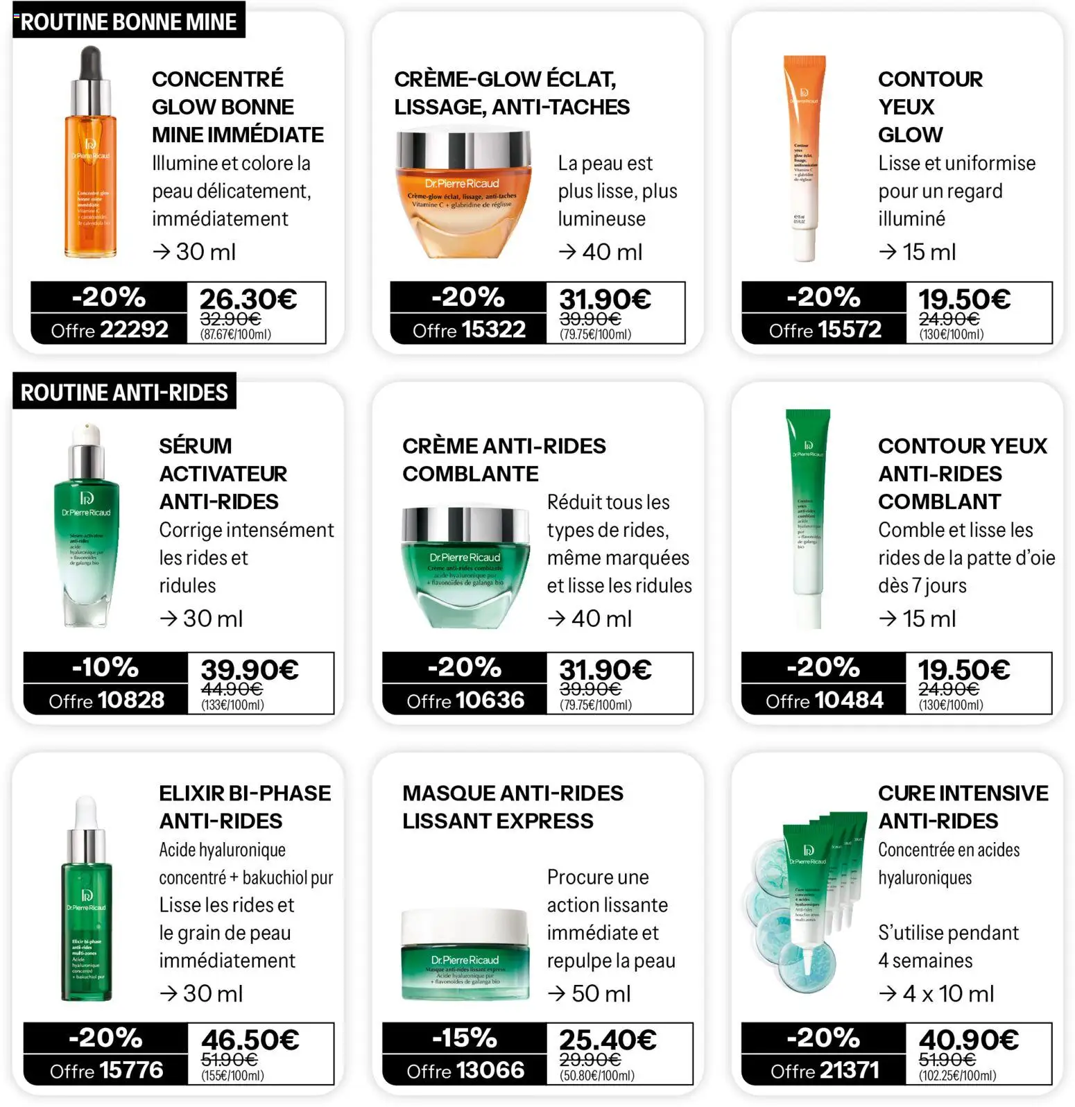 Prévisualisation de Stanhome catalogue du magasin Stanhome formulaire valide 31/08/2026 - Acide hyaluronique, Crème, Masque, Serum
