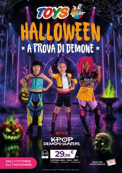 Anteprima dell'opuscolo Toys Center volantino Halloween dal negozio Toys Center valido da 01/10/2026