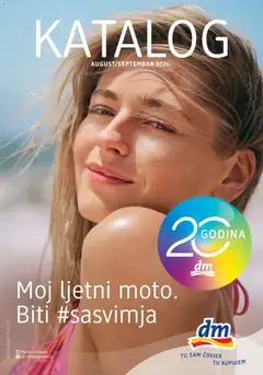 Pregled letka DM Drogerie katalog trgovine DM Drogerie vrijedi od 26.08.2026