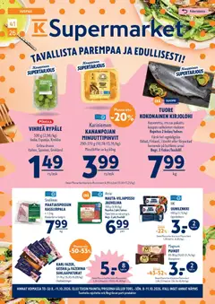 Kaupan K-Supermarket K-Supermarket tarjoukset esikatselu, voimassa 08/10/2026