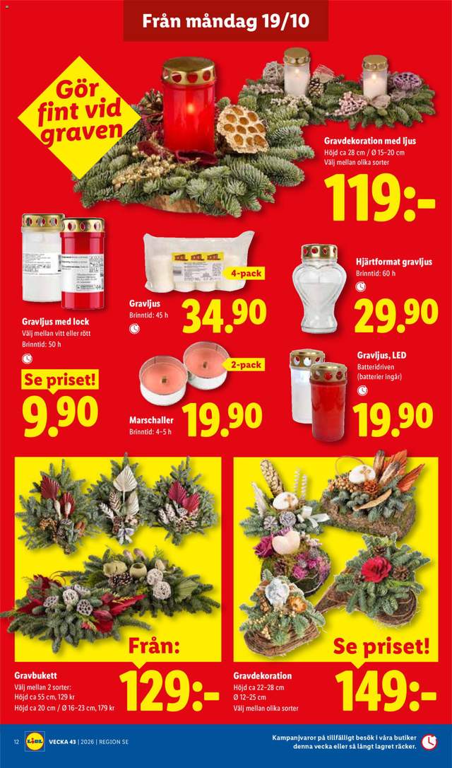 Nytt Lidl reklamblad från 19/10