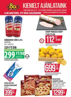 COOP Szolnok - COOP Szolnok akciós újság Gyöngyös megtekintése, amely érvényes 2026.10.22.-től
