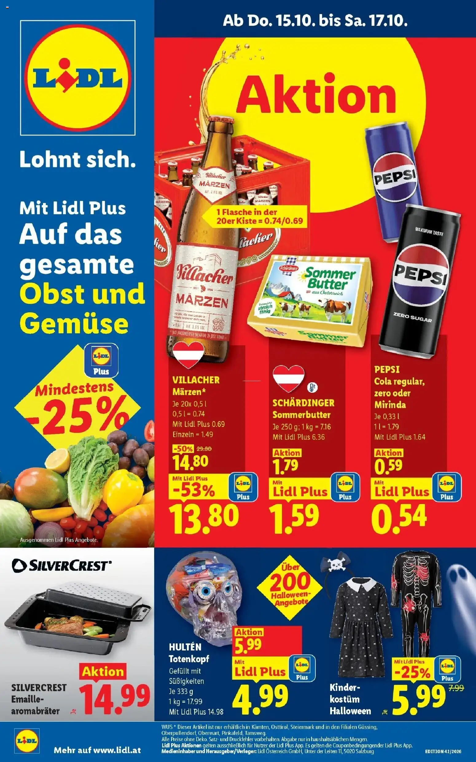 Vorschau der Angebote: Lidl Lidl Flugblatt - Fohnsdorf gültig ab 11.10.2026