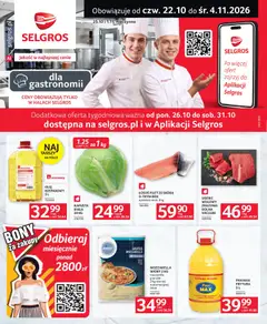 Pogląd gazetki "Selgros cash&carry gazetka - Oferta dla gastronomii" ze sklepu Selgros cash&carry ważnej od 22.10.2026