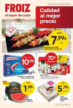 Vista previa del folleto de la tienda Froiz válido desde el 23/07/2026 