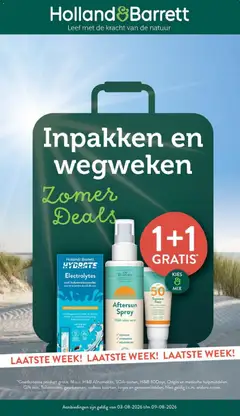 Voorbeeld van Holland & Barrett folder van winkel Holland & Barrett geldig vanaf 03-08-2026