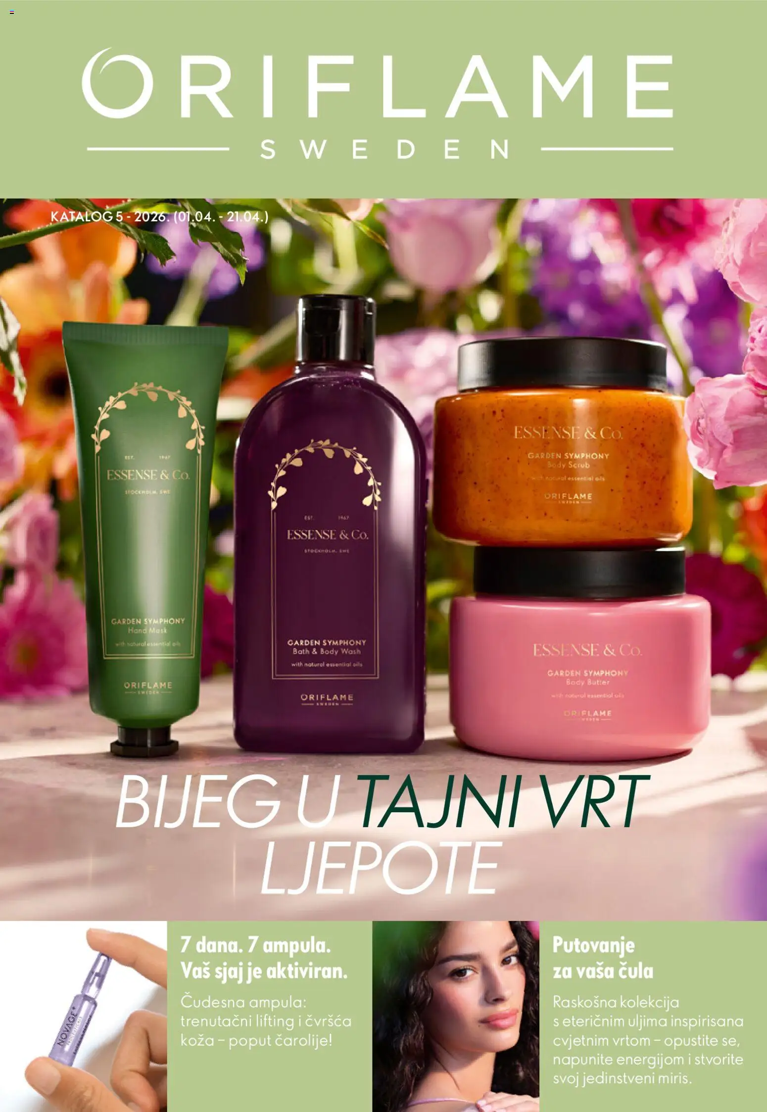 Pregled letka Oriflame katalog trgovine Oriflame vrijedi od 01.04.2026