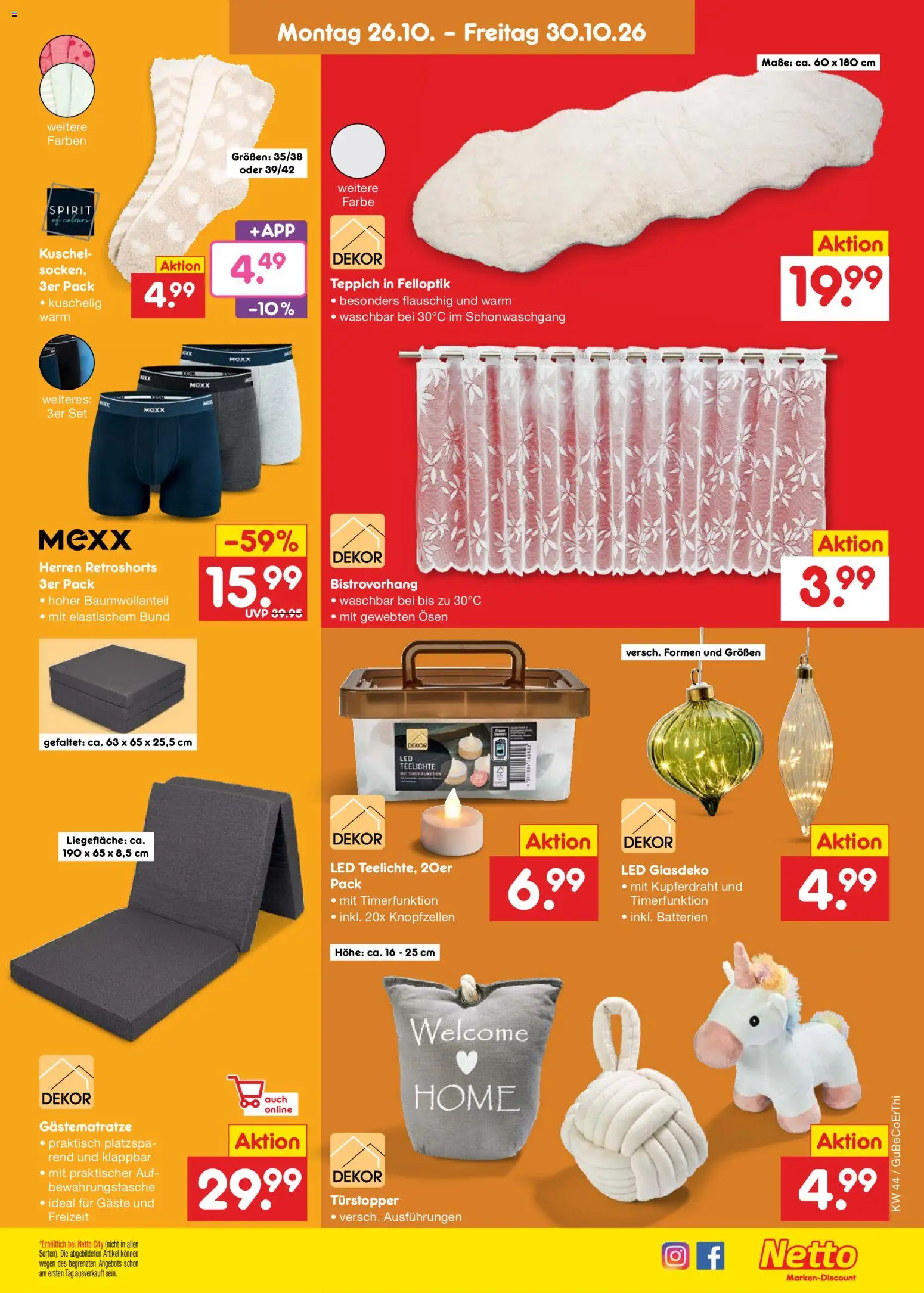 Vorschau von dem Prospekt des Geschäftes Netto Marken-Discount, gültig ab dem 26.10.2026