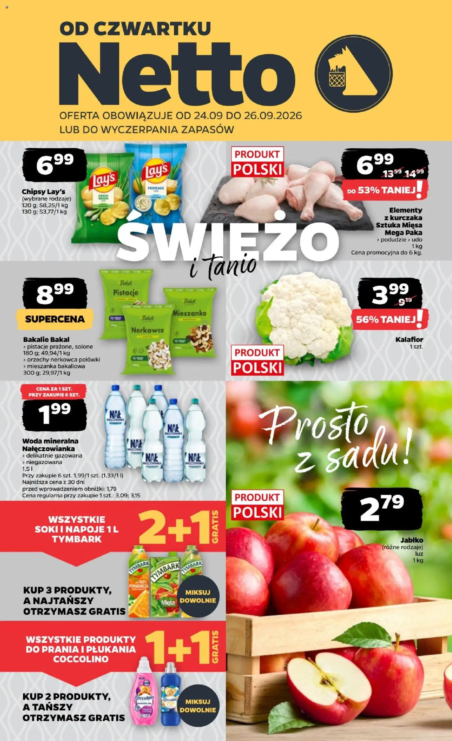 Pogląd gazetki "Netto gazetka od czwartku" ze sklepu Netto ważnej od 24.09.2026