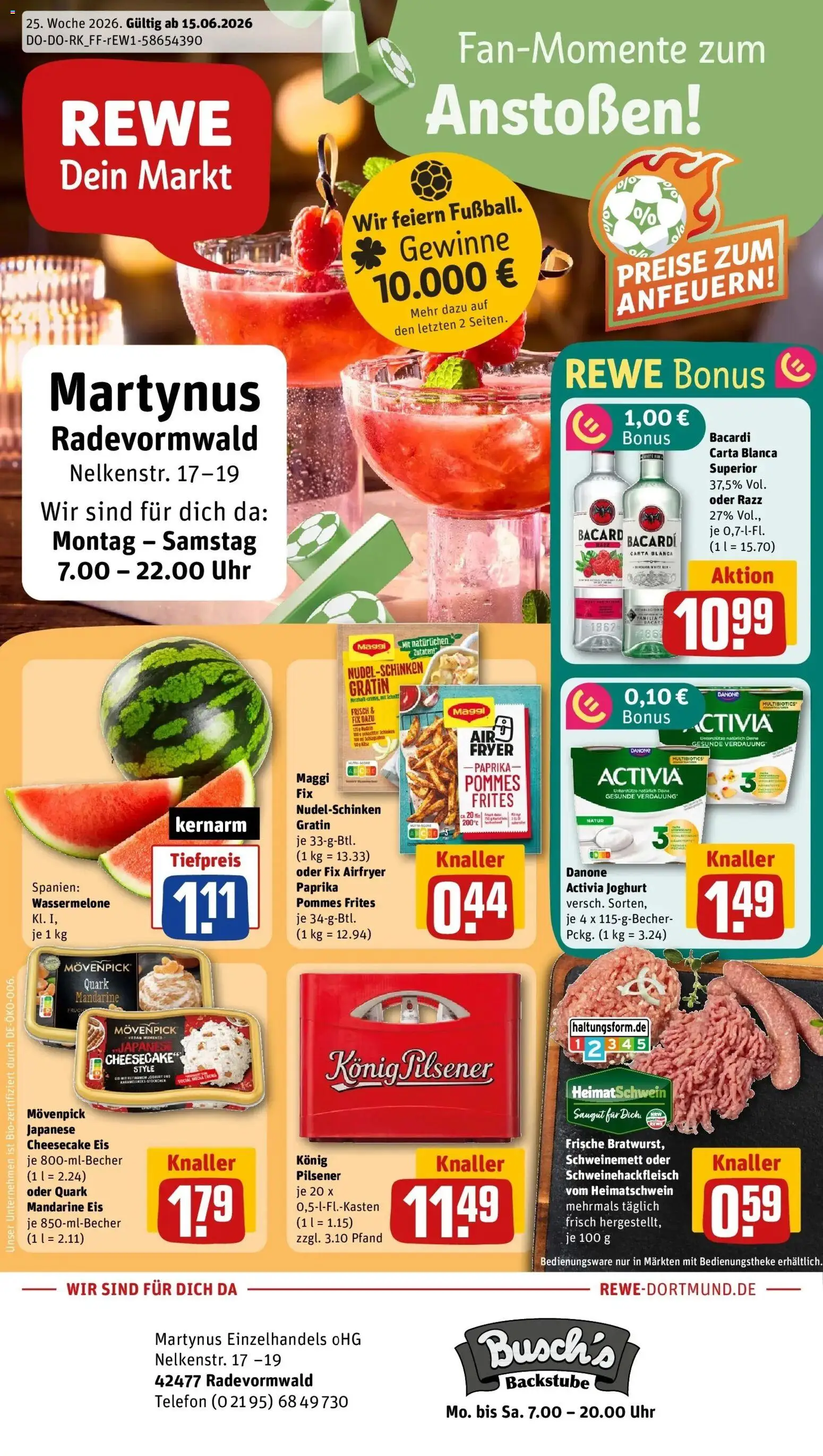 Vorschau von dem Prospekt des Geschäftes Rewe, gültig ab dem 14.06.2026