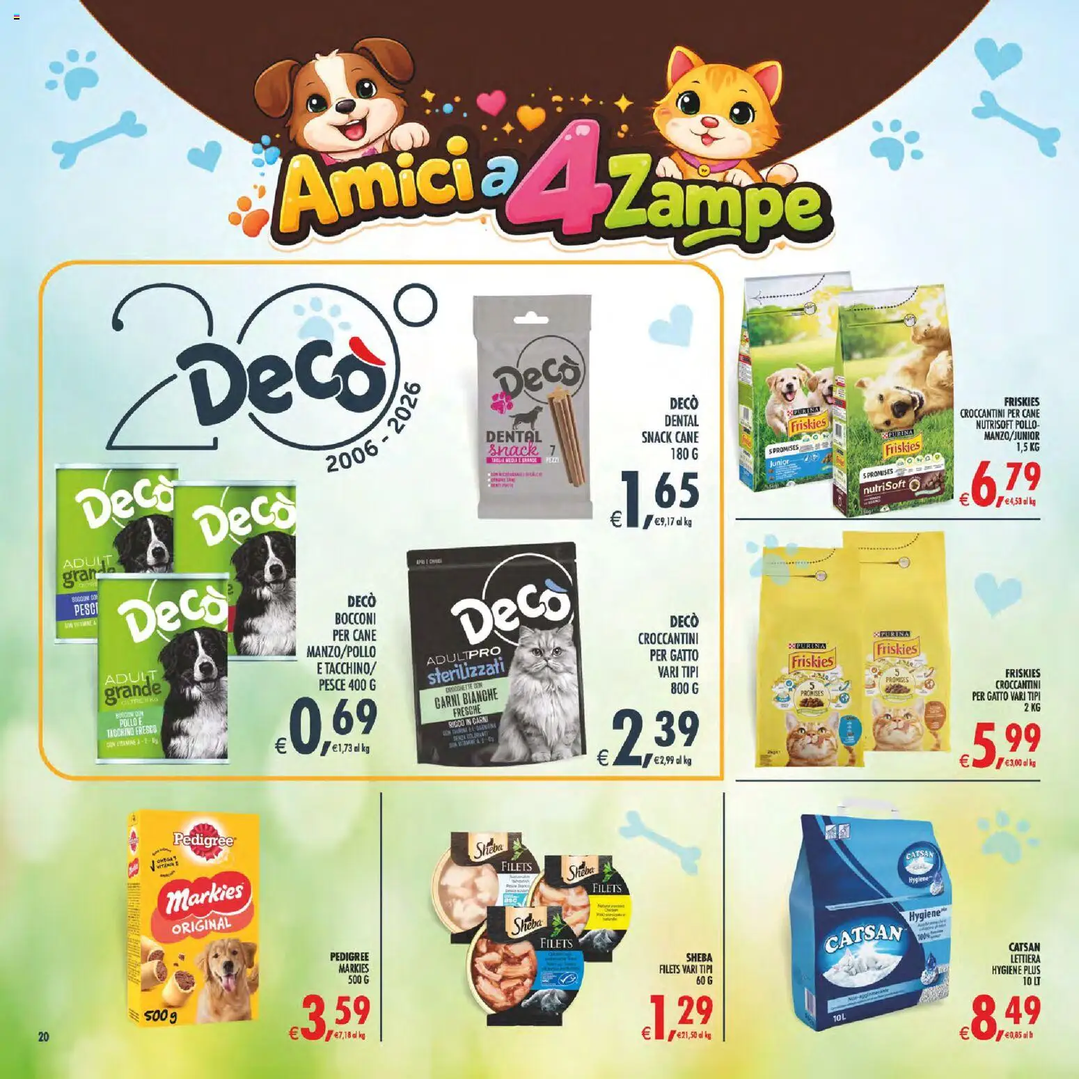 Anteprima dell'opuscolo Decò volantino Maxistore, Supermercati Lipari dal negozio Decò valido da 01/09/2026 - Pesce, Pollo, Tacchino, Crocchette