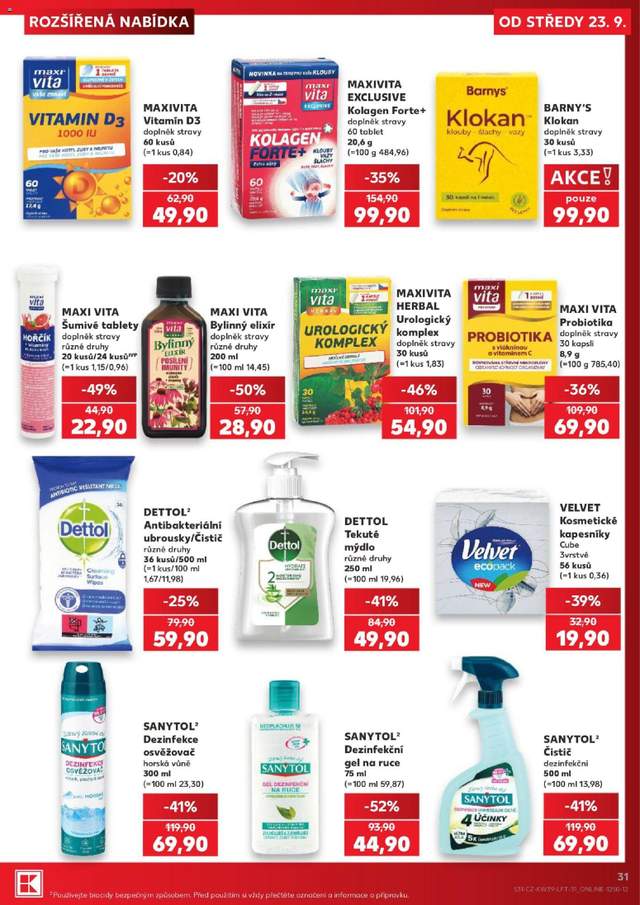 Nový Kaufland leták od 23.09.