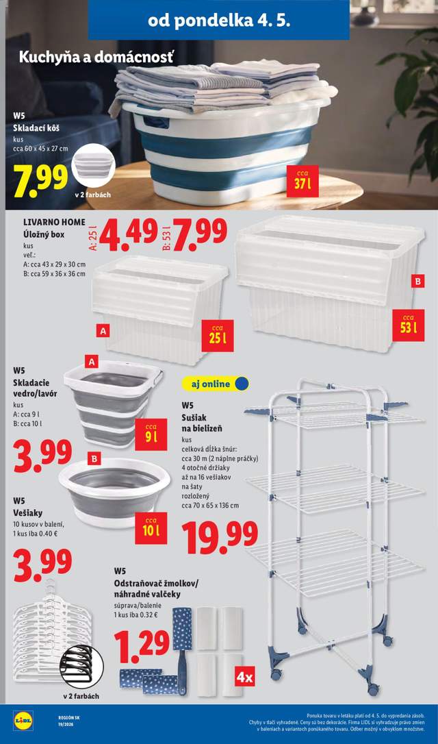 Nový Lidl leták od 04.05.