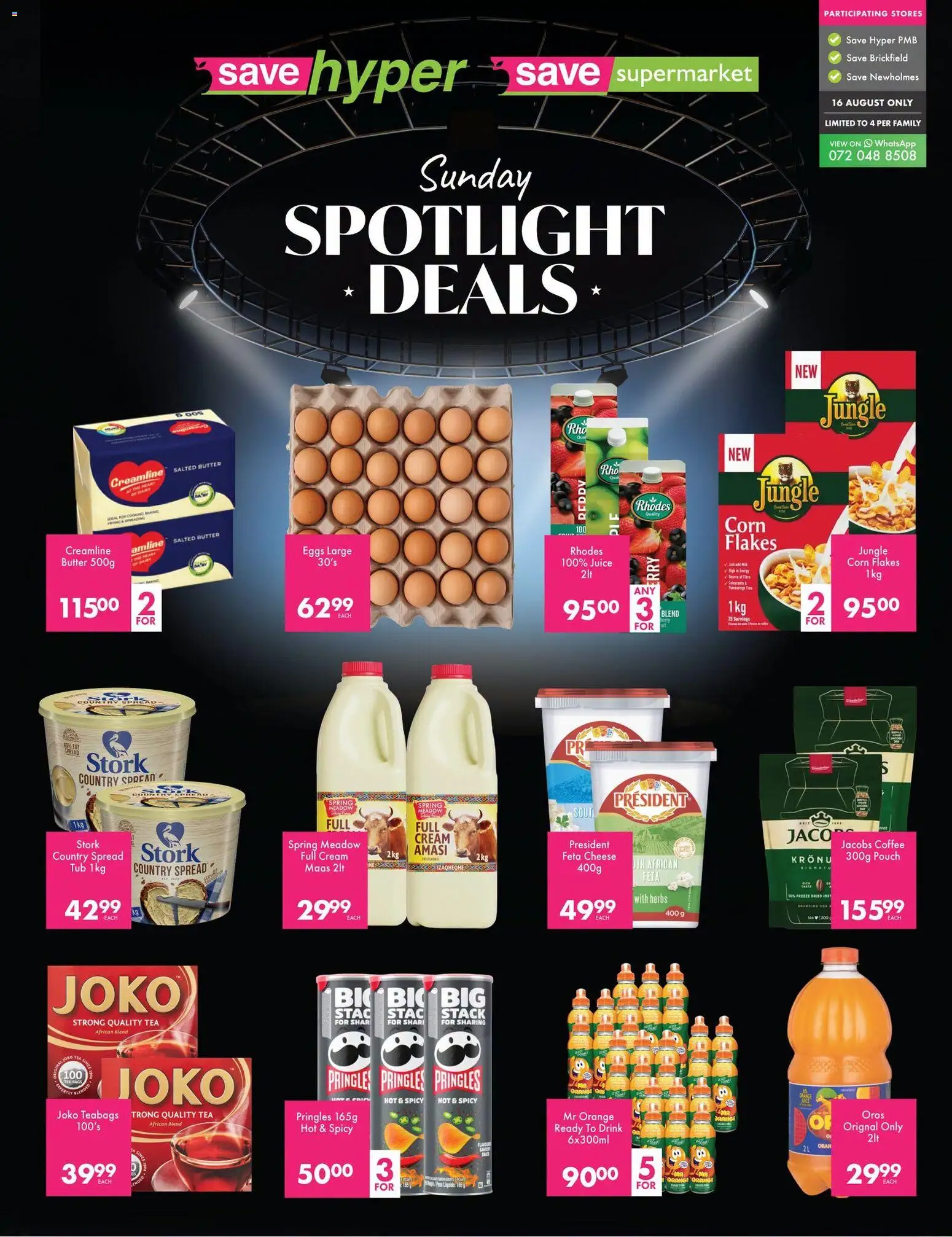Preview of Save flyer valid from 16/08/2026 - Tea, Cheese, Corn, Cream, Herbs, Feta cheese, Meadow, Flakes