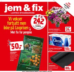 Forhåndsvis Jem & Fix kundeavis fra butikk Jem & Fix gyldig fra 06/06/2026