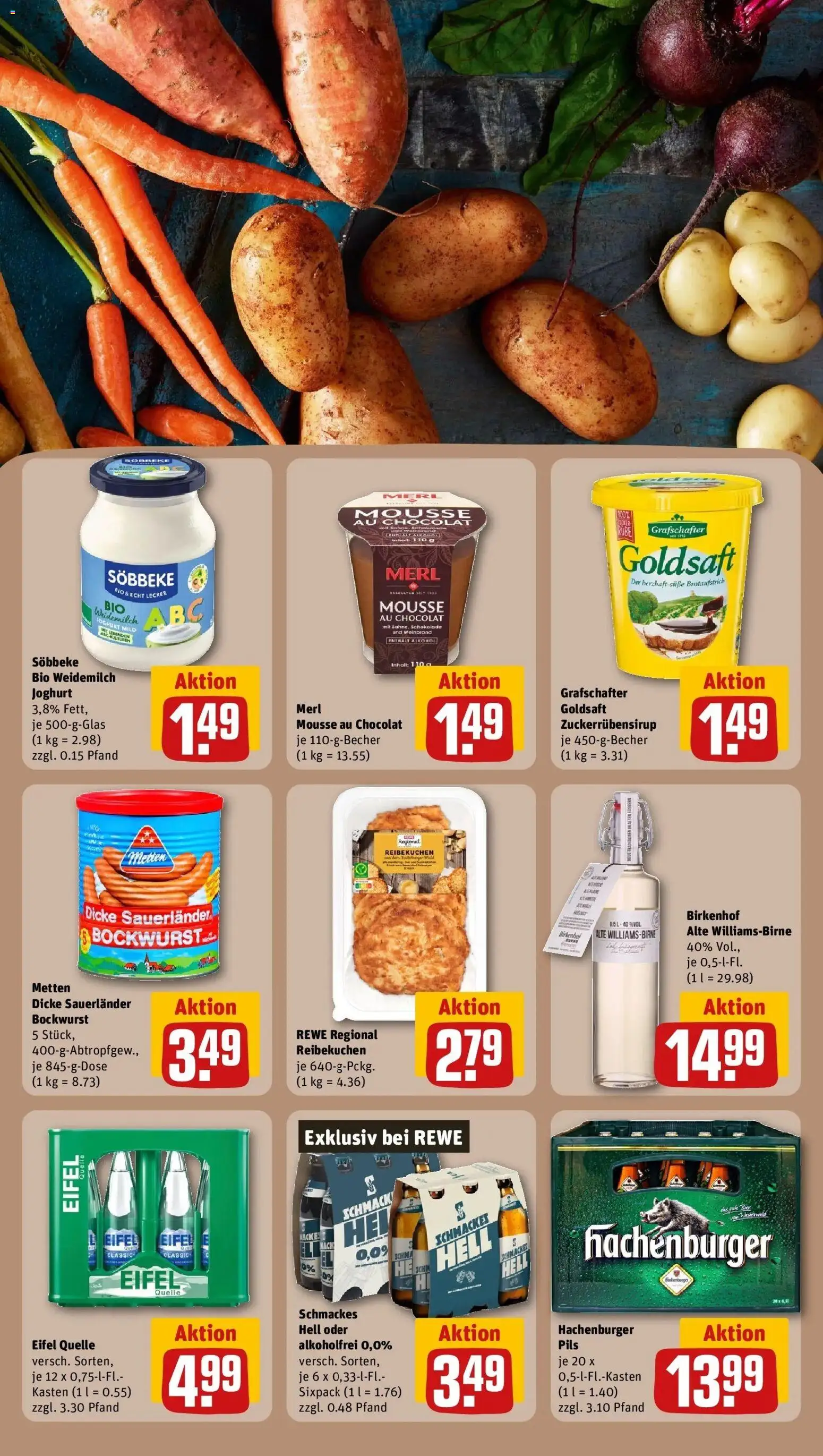 Vorschau von dem Prospekt des Geschäftes Rewe, gültig ab dem 26.10.2026