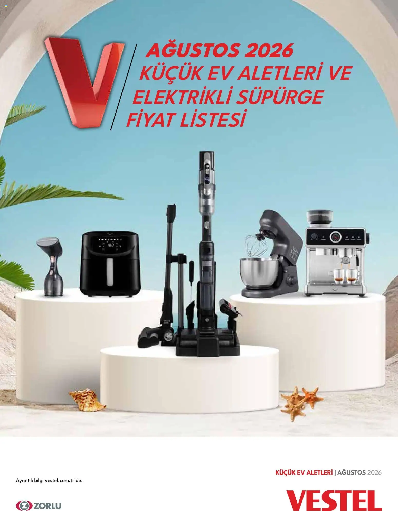 Vestel Vestel - Küçük Ev Aletleri 01.08.2026 - Broşürünün önizlemesi