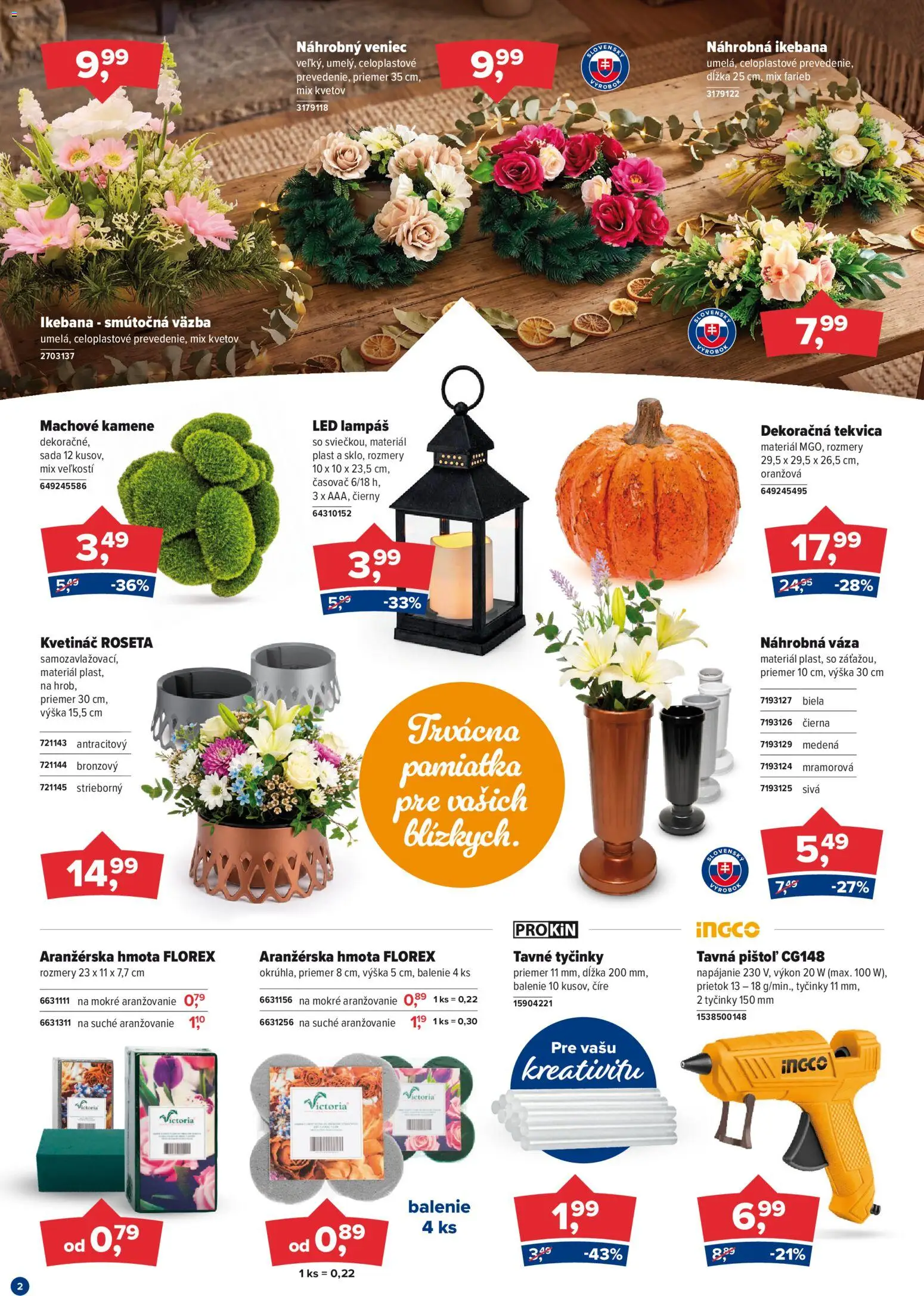 Náhľad Kinekus letáku platného od 01.10.2026 - Tekvica, Led, Kvetináč, Váza